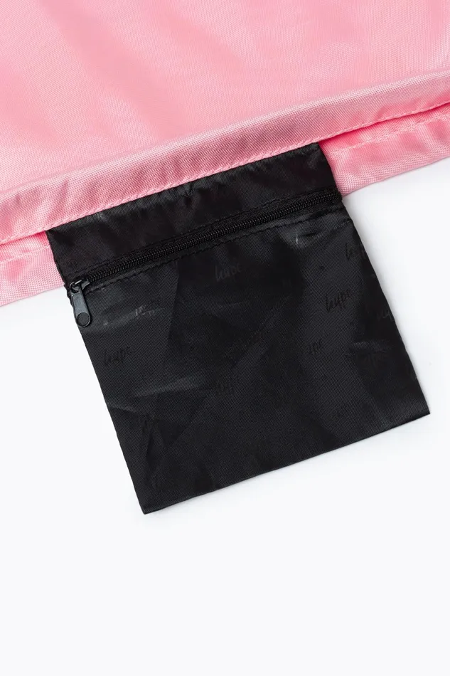 Just Hype Drawstring Bags Hype Pink Crest Drawstring Bag