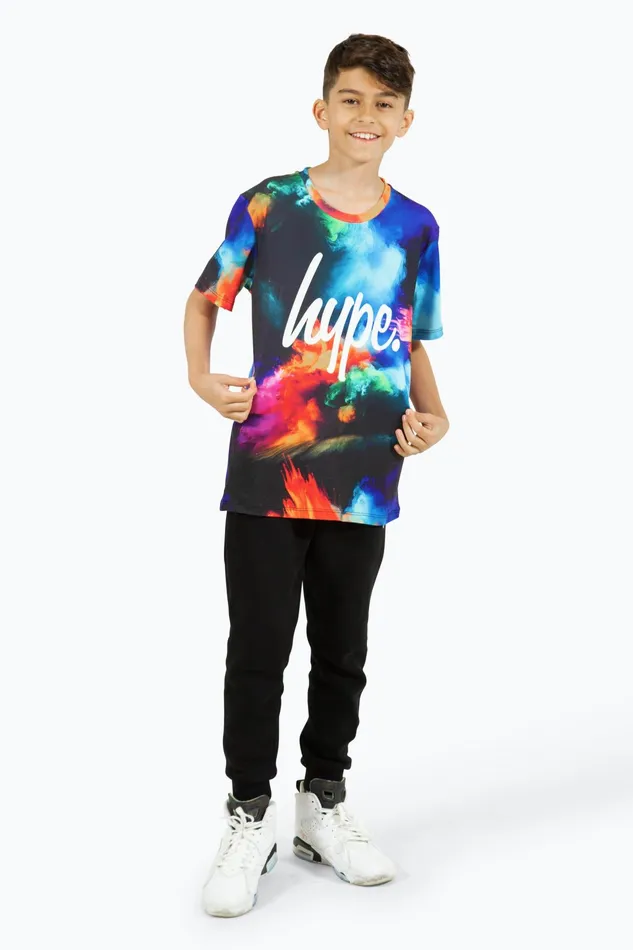 Just Hype TShirts and Vests Hype Boys Multi Splash TShirt