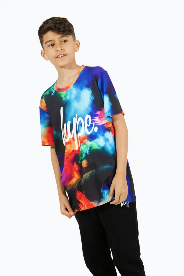 Just Hype TShirts and Vests Hype Boys Multi Splash TShirt