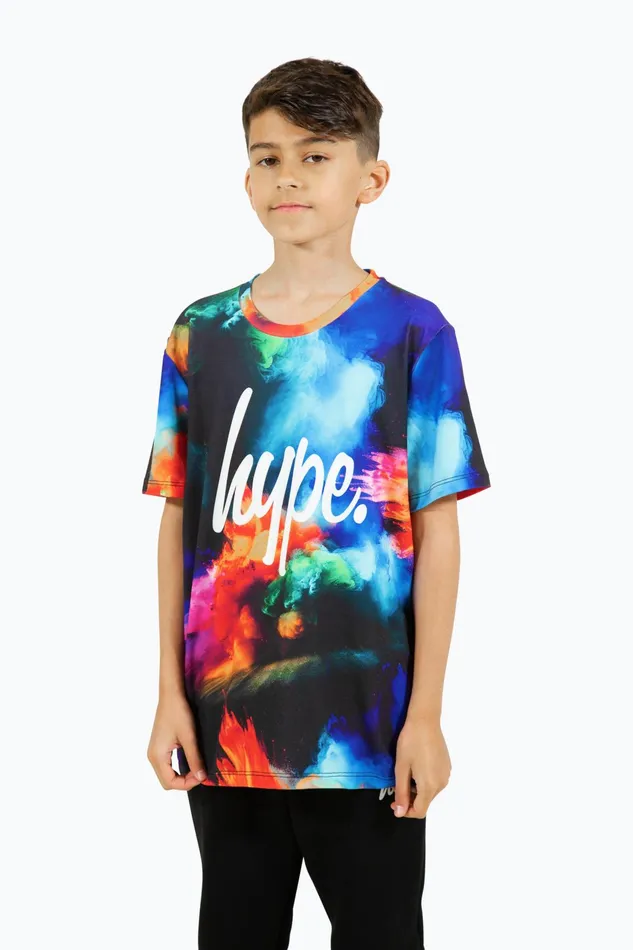 Just Hype TShirts and Vests Hype Boys Multi Splash TShirt