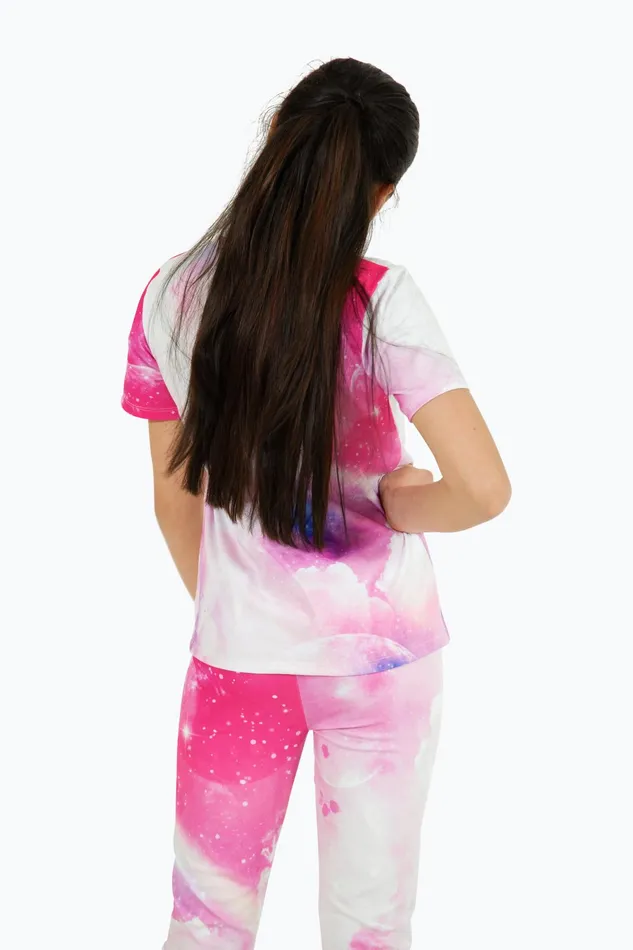 Just Hype TShirts Hype Girls Pink Space TShirt