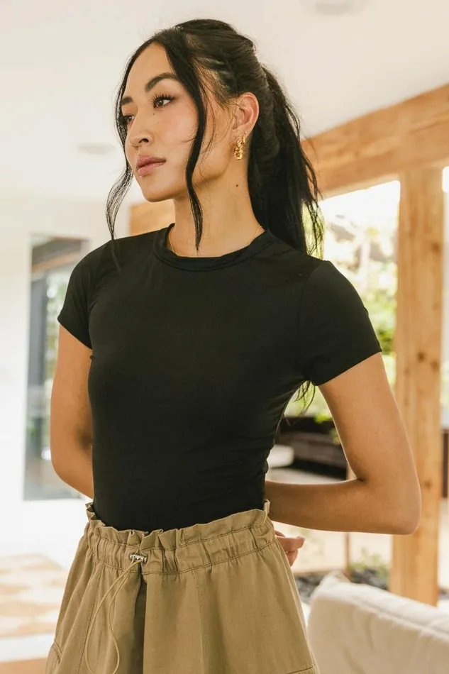 Kali Bodysuit In Black Black Women Bohme Tops