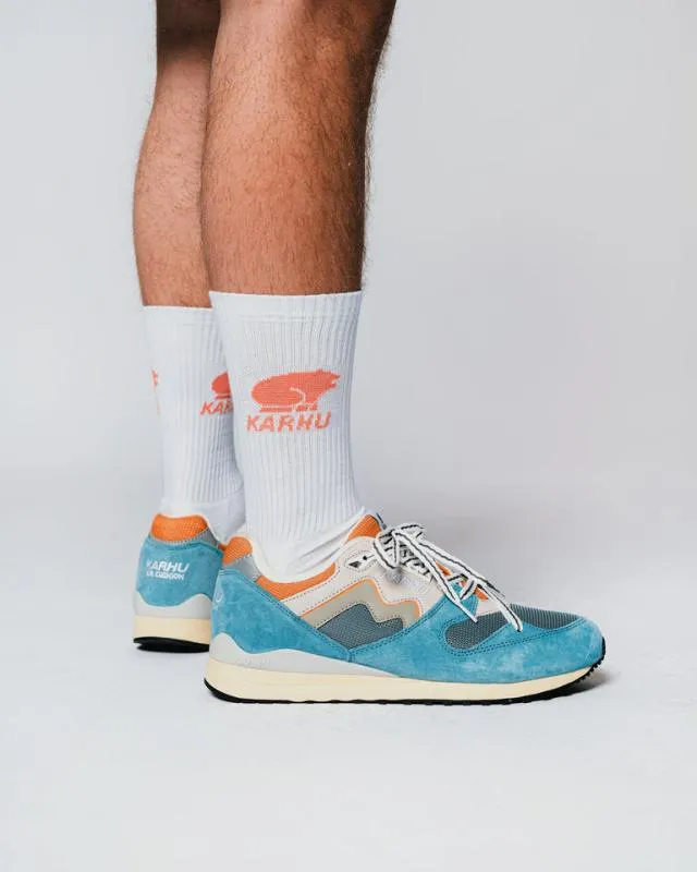 Karhu Classic Logo Sock Bright White Coral Men Socks