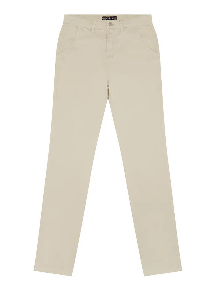 Kids Big Boy GUESS Dreamy Moon Sateen Chino Pants 716