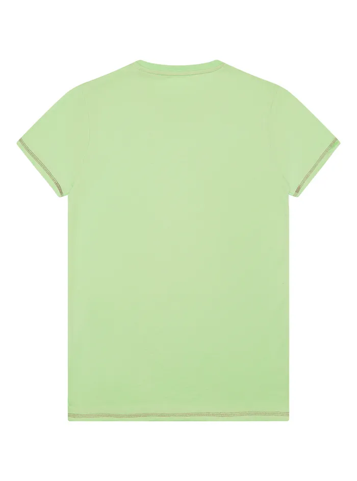 Kids Big Boy GUESS Green Spring Logo Tshirt 716 Kids Big Boy GUESS Green Spring Logo Tshirt 716