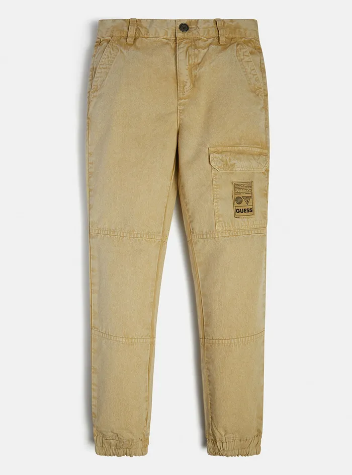 Kids Big Boy GUESS Mountain Honey Cargo Pants 716
