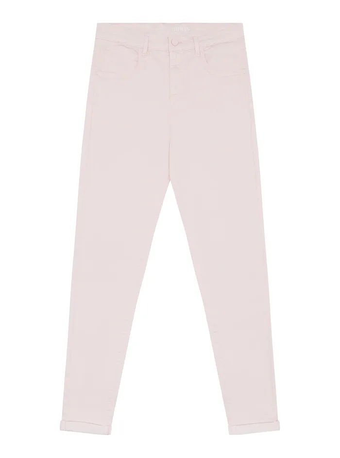 Kids Big Girl GUESS Pink Stretch Bull Denim Pants 716