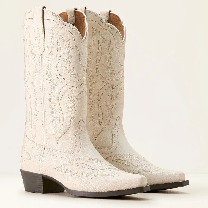 Kids Big Kids039 Footwear Ariat Casanova Western Boot Distressed Ivory