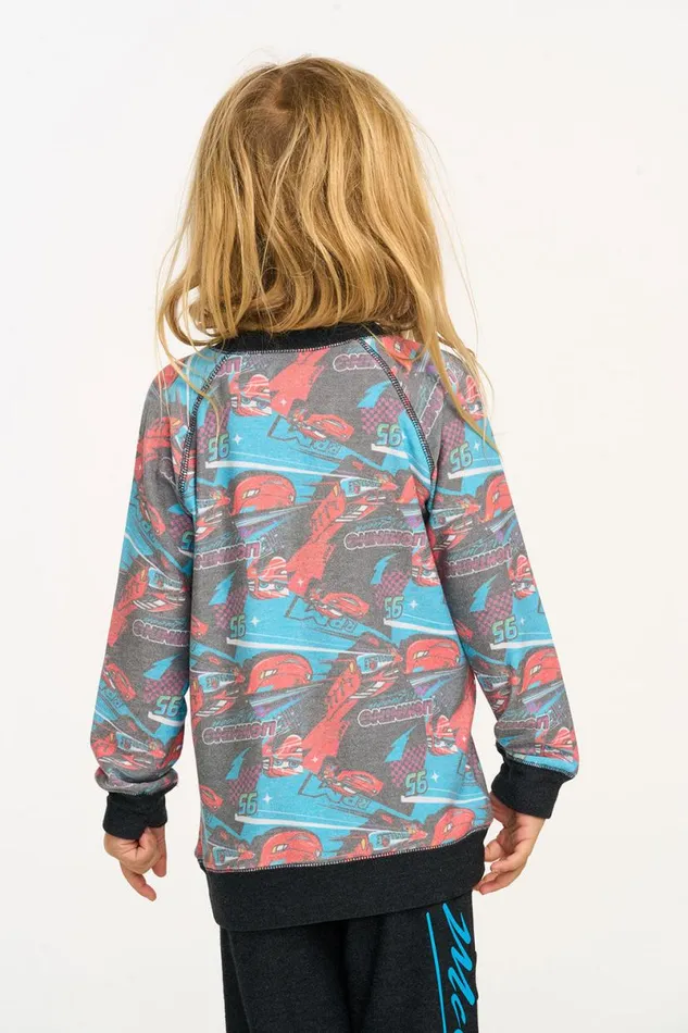 Kids Boys Chaser Brand DisneyPixar Cars Lightning Mcqueen Top