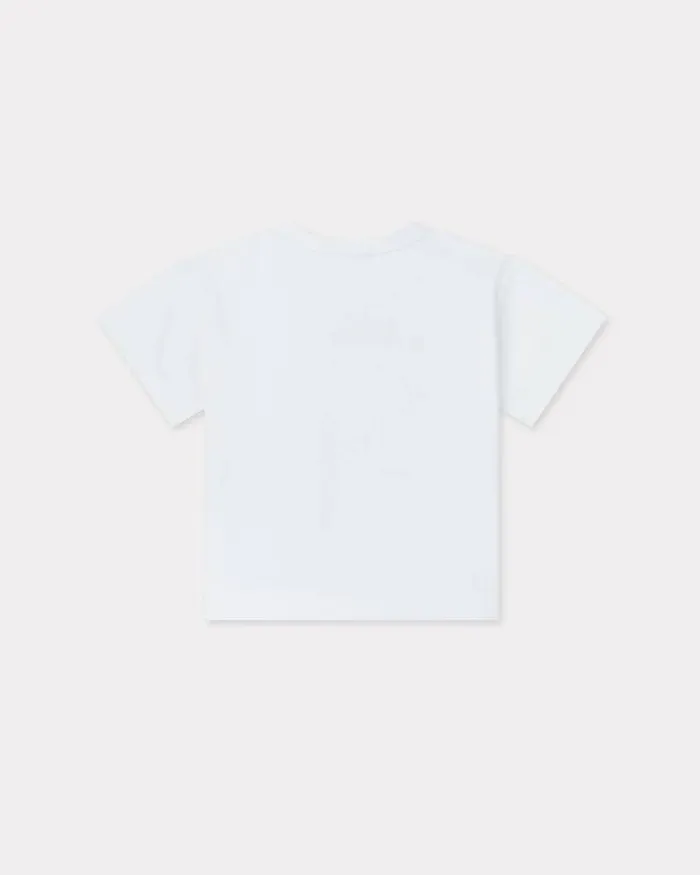 Kids Cotton Tshirt White Kenzo Babies 1 Month 8211 2 Years