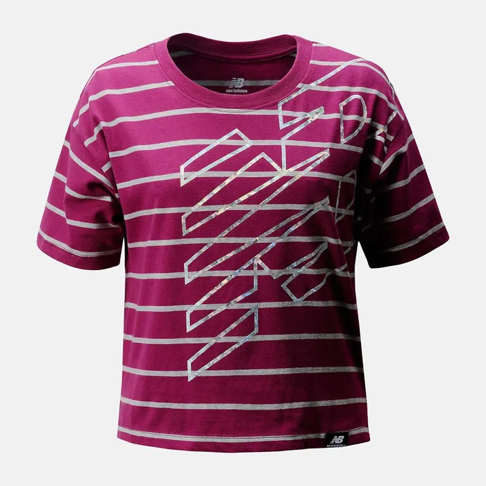 Kids Essential Tee Cosmic Orchid New Balance Tops