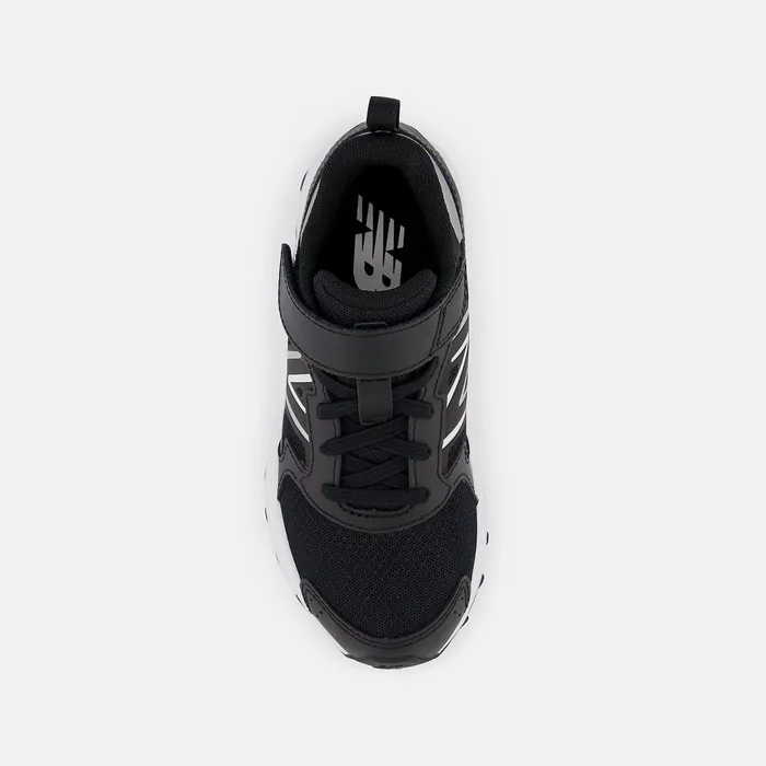 Kids Fresh Foam 650 Bungee Lace With Top Strap Black With Metallic Silver And White New Balance Size 105 8211 3