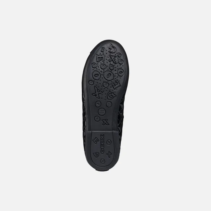 Kids Geox Ballerinas PLIE039 Junior Girl039s Patent Leather Ballerina Flats Geox Black