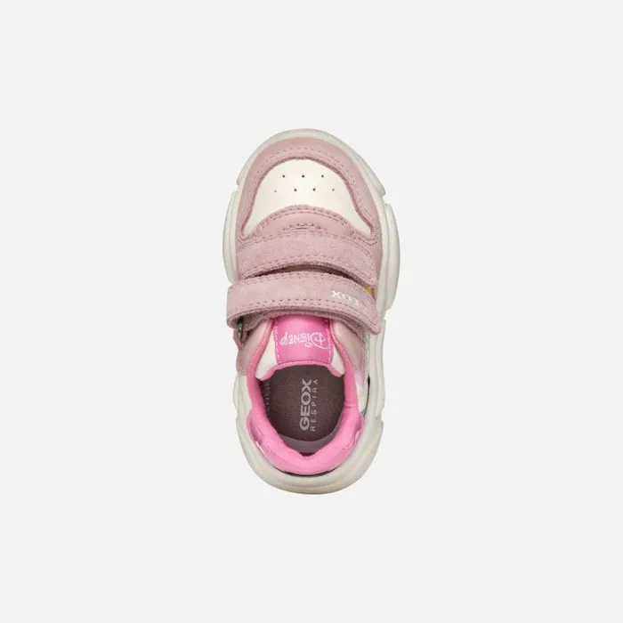 Kids Geox Sneakers CIUFCIUF BABY Light IvoryOld Rose Minnie Light Ivoryold Rose