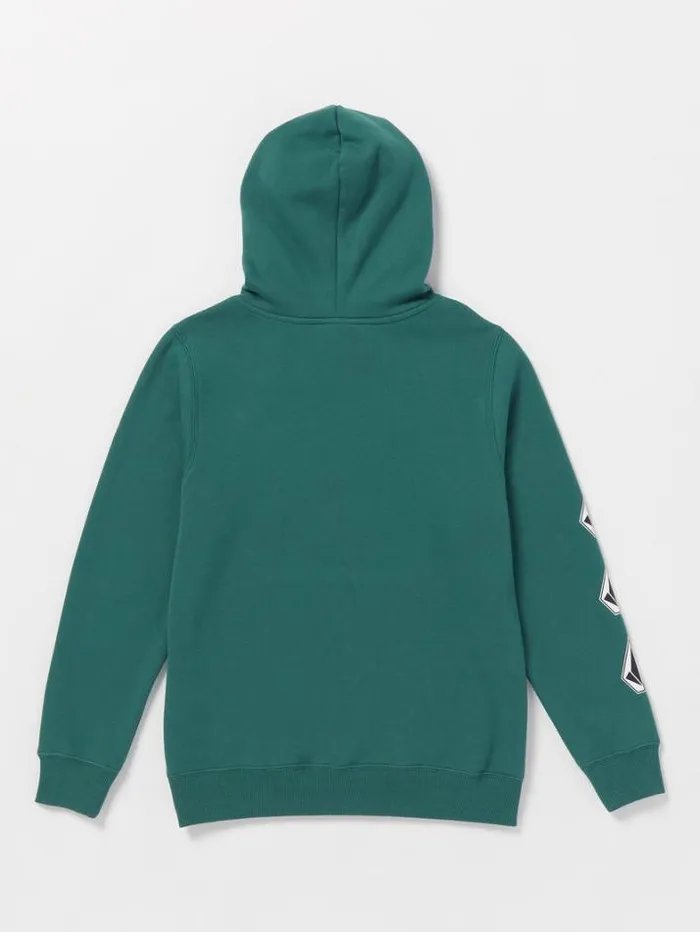 Kids Hoodies and Sweatshirts Volcom Big Boys Iconic Stone Hoodie 8211 Ranger Green