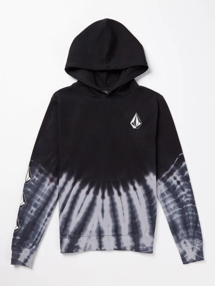 Kids Hoodies and Sweatshirts Volcom Little Boys Dyed Hoodie 8211 Black