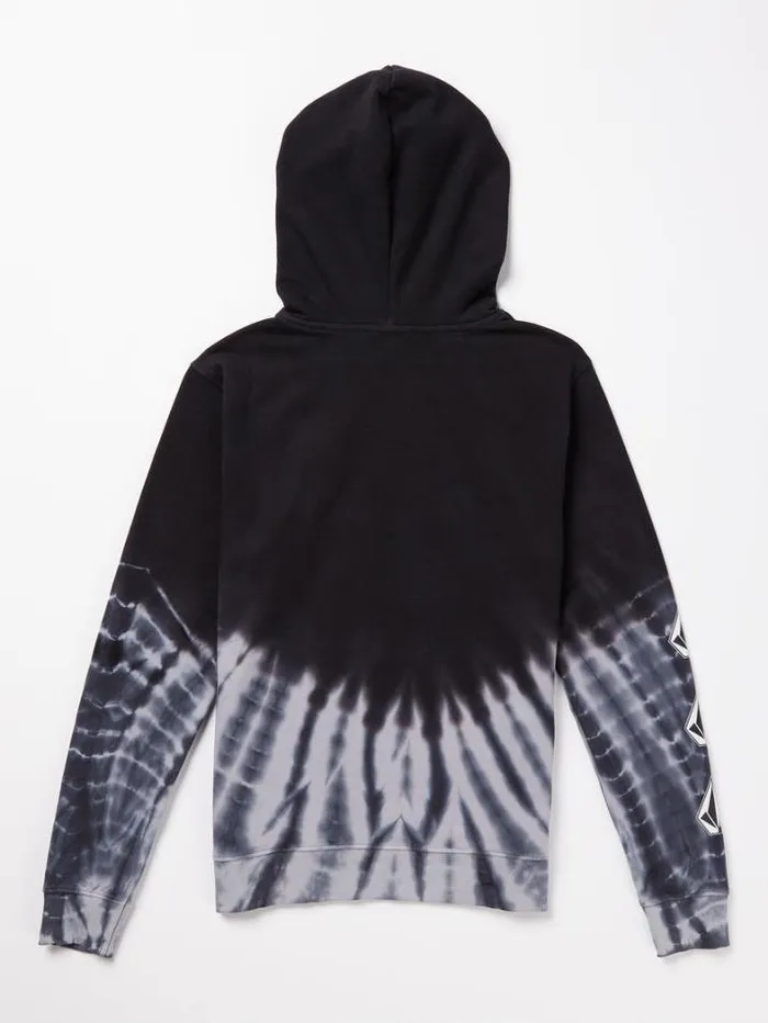 Kids Hoodies and Sweatshirts Volcom Little Boys Dyed Hoodie 8211 Black