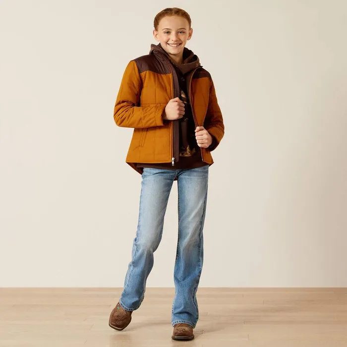 Kids Jackets and Vests Ariat Crius Jacket Chestnut Horsechocolate Plum Kids Jackets and Vests Ariat Crius Jacket Chestnut Horsechocolate Plum