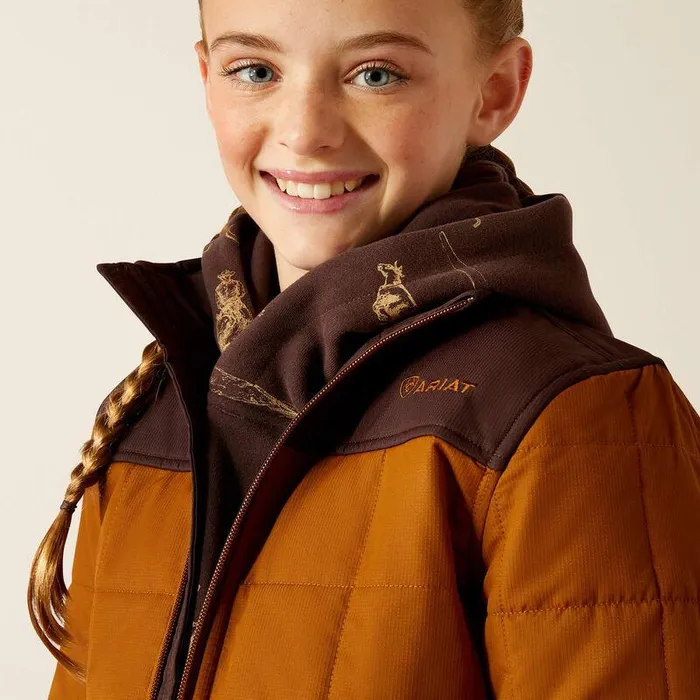 Kids Jackets and Vests Ariat Crius Jacket Chestnut Horsechocolate Plum Kids Jackets and Vests Ariat Crius Jacket Chestnut Horsechocolate Plum