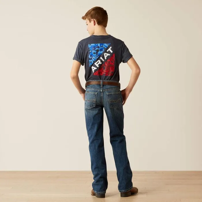 Kids Jeans Ariat B4 Relaxed Kelvin Boot Cut Jeans Dakota