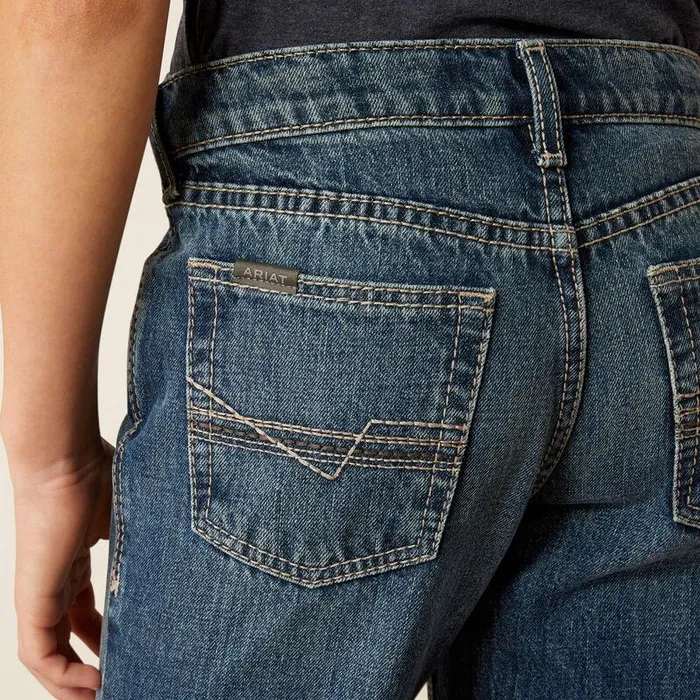 Kids Jeans Ariat B4 Relaxed Kelvin Boot Cut Jeans Dakota