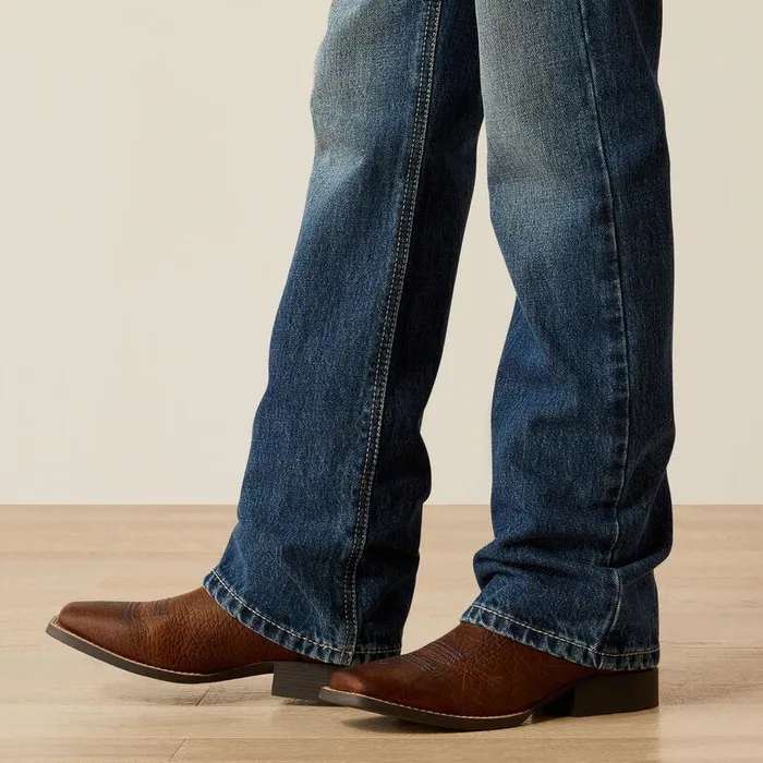 Kids Jeans Ariat B4 Relaxed Kelvin Boot Cut Jeans Dakota
