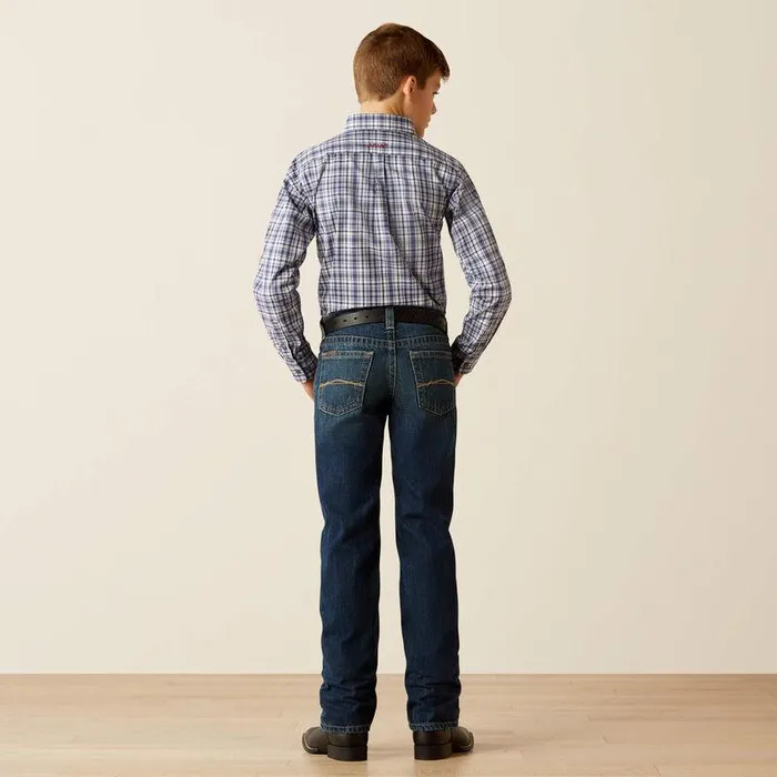 Kids Jeans Ariat B5 Slim Nate Straight Leg Jeans Cyclone Kids Jeans Ariat B5 Slim Nate Straight Leg Jeans Cyclone