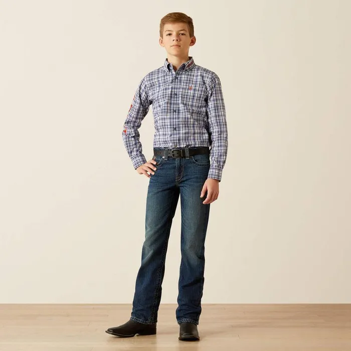 Kids Jeans Ariat B5 Slim Nate Straight Leg Jeans Cyclone Kids Jeans Ariat B5 Slim Nate Straight Leg Jeans Cyclone
