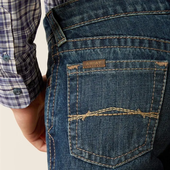 Kids Jeans Ariat B5 Slim Nate Straight Leg Jeans Cyclone Kids Jeans Ariat B5 Slim Nate Straight Leg Jeans Cyclone