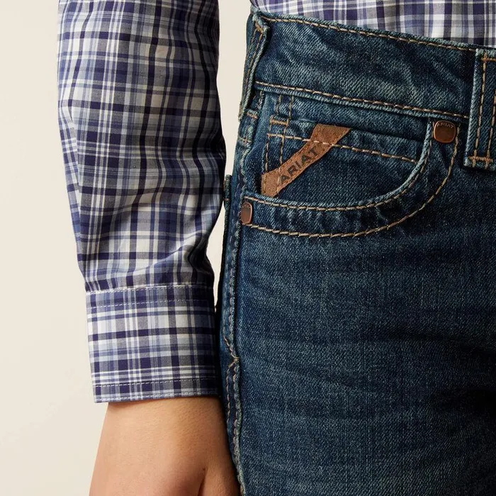 Kids Jeans Ariat B5 Slim Nate Straight Leg Jeans Cyclone Kids Jeans Ariat B5 Slim Nate Straight Leg Jeans Cyclone