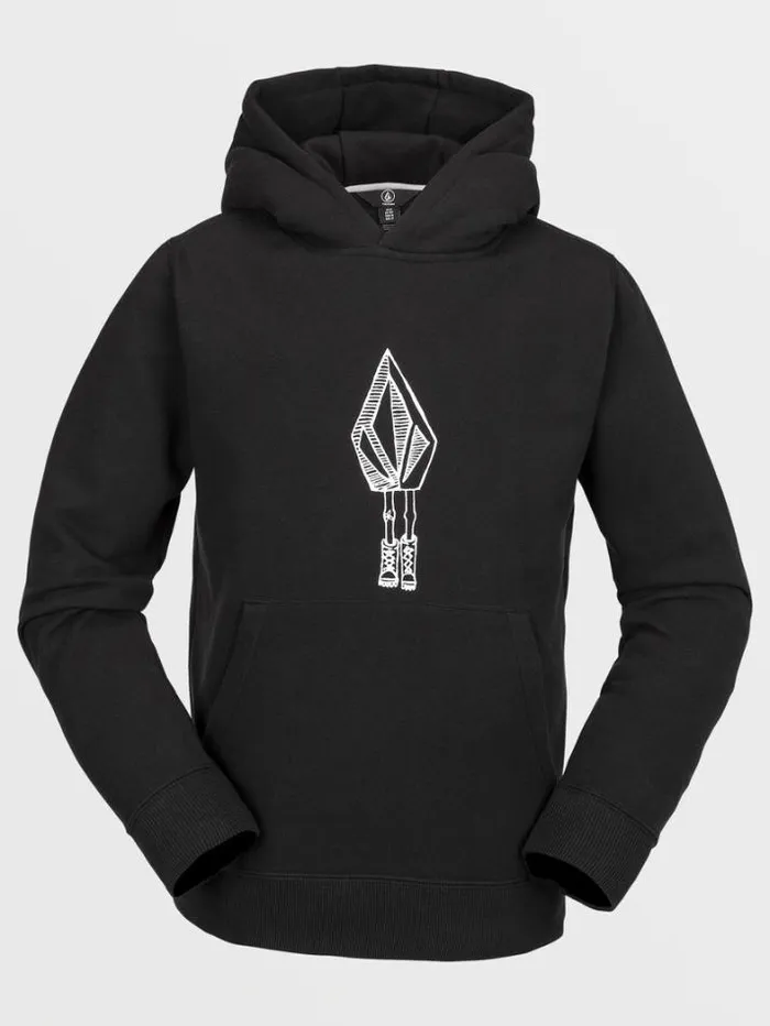 Kids Layering Volcom Hotlapper Fleece Pullover 8211 Black