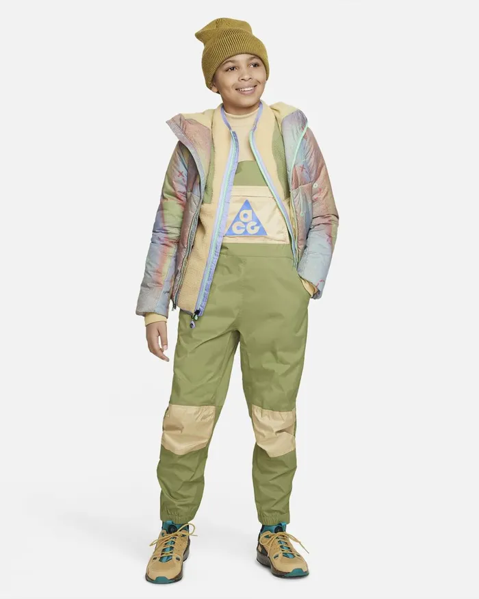 Kids Nike All Clothing ACG StormFIT 039Ramona Falls039 Alligatorsesamegreen Glowlight Thistle