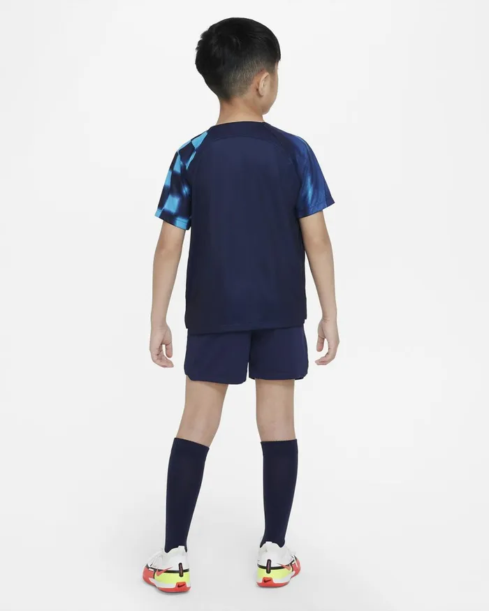 Kids Nike All Clothing Croatia 202223 Away Blackened Blueuniversity Red