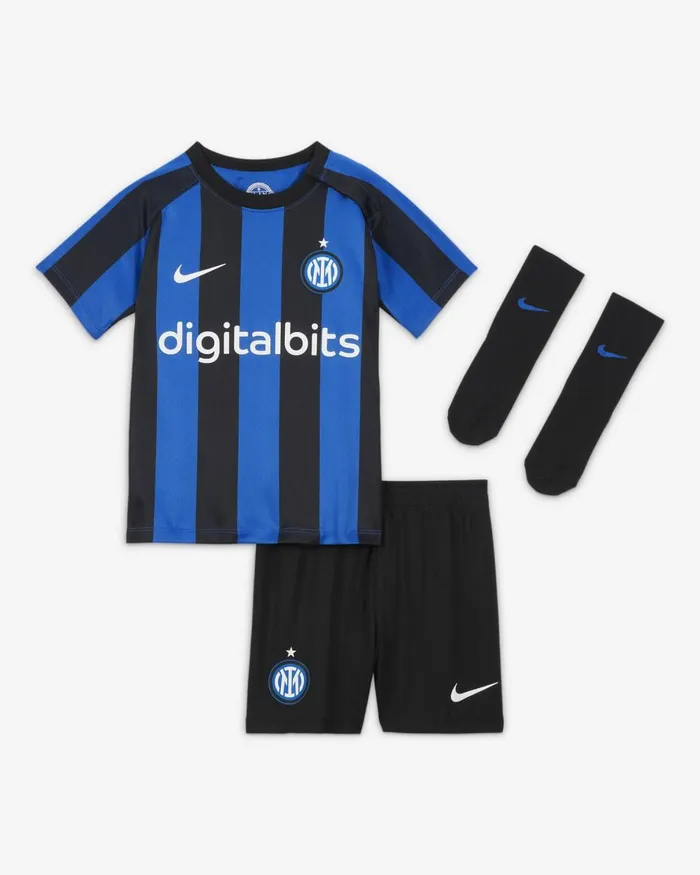 Kids Nike All Clothing Inter Milan 202223 Home Lyon Blueblackblackwhite