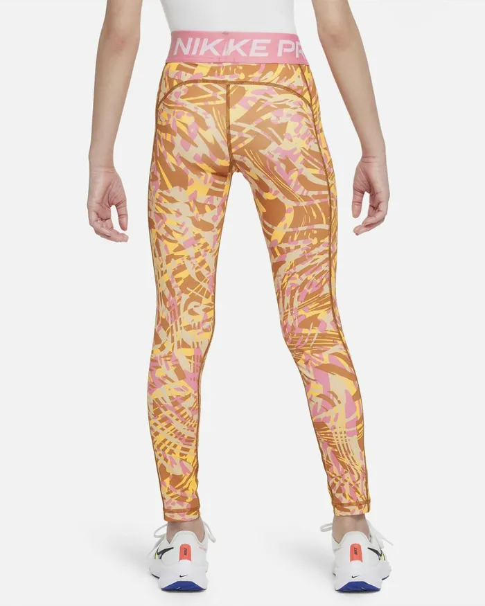 Kids Nike All Clothing Pro Monarchcoral Chalkwhite