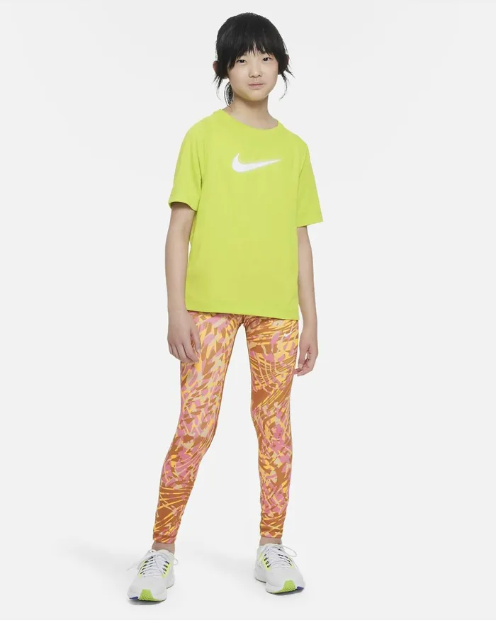 Kids Nike All Clothing Pro Monarchcoral Chalkwhite