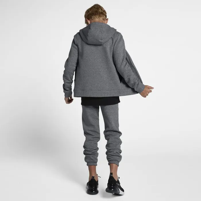 Kids Nike All Clothing Sportswear Carbon Heatherblackwhite