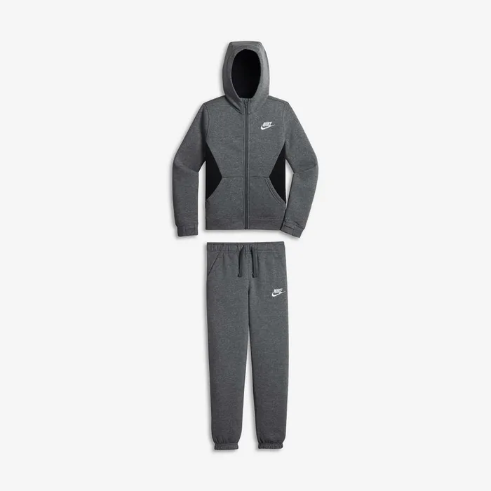 Kids Nike All Clothing Sportswear Carbon Heatherblackwhite