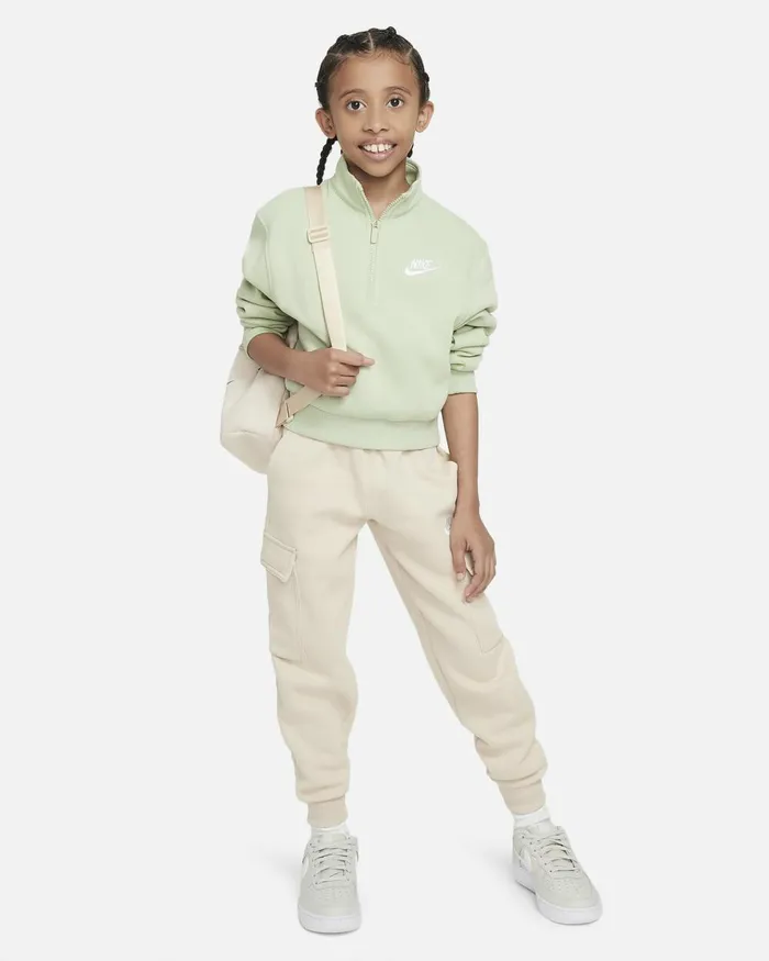 Kids Nike All Clothing Sportswear Club Fleece Honeydewwhite