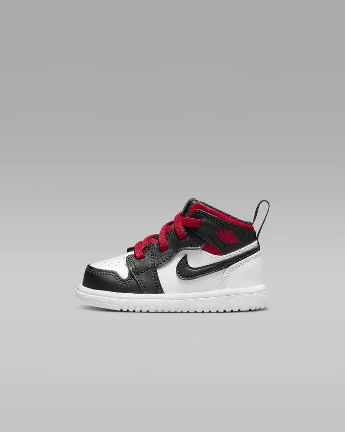 Kids Nike Baby and Toddler 03 Years Jordan 1 Mid Alt Whiteblackgym Red