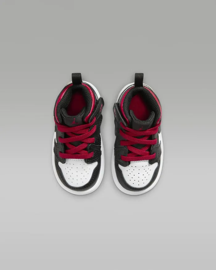 Kids Nike Baby and Toddler 03 Years Jordan 1 Mid Alt Whiteblackgym Red