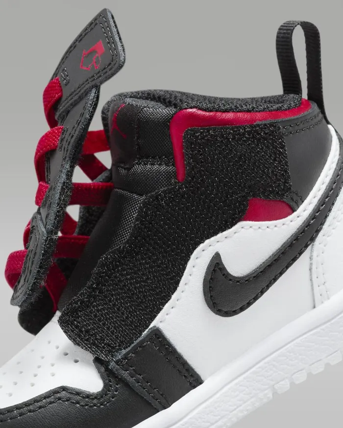 Kids Nike Baby and Toddler 03 Years Jordan 1 Mid Alt Whiteblackgym Red