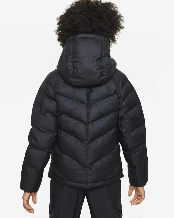 Kids Nike Jackets Sportswear Blackwhite