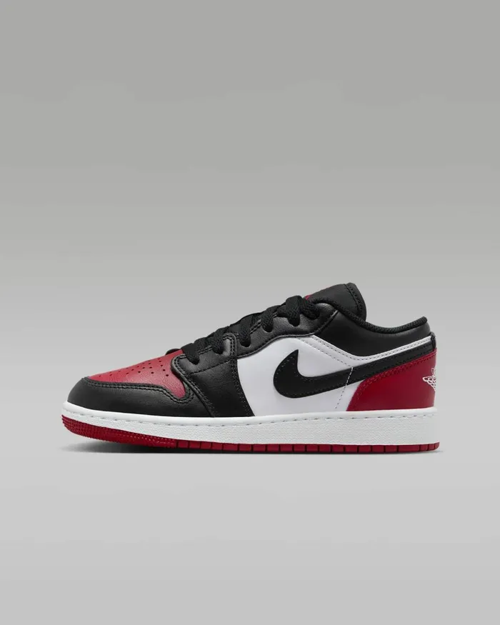 Kids Nike Jordan Air Jordan 1 Low Whitevarsity Redwhiteblack