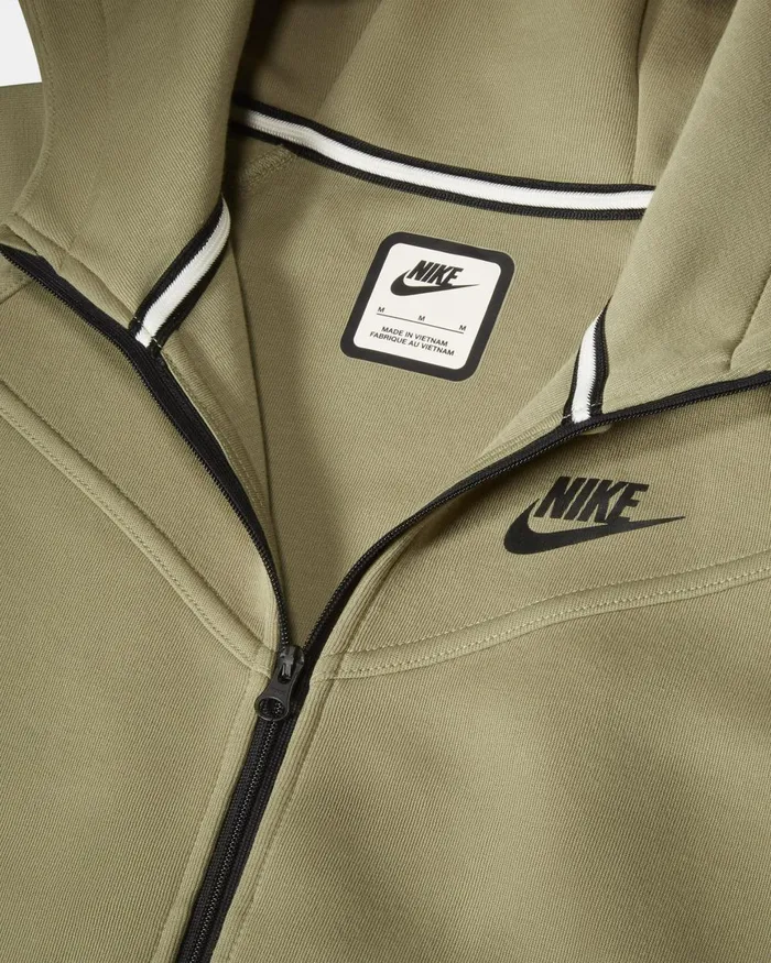 Kids Nike Older Kids 7 8211 15 Years Sportswear Tech Fleece Neutral Oliveblackblack
