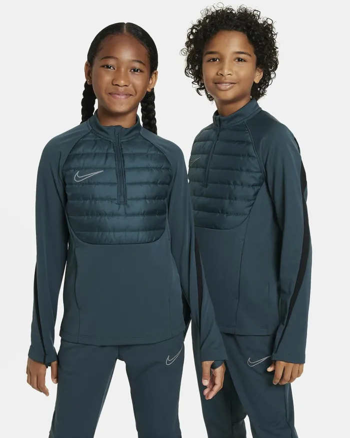 Kids Nike Sport Clothing ThermaFIT Academy Deep Jungleblack