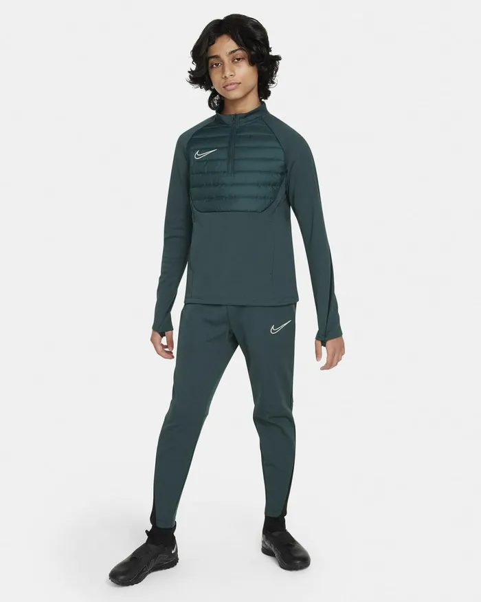Kids Nike Sport Clothing ThermaFIT Academy Deep Jungleblack