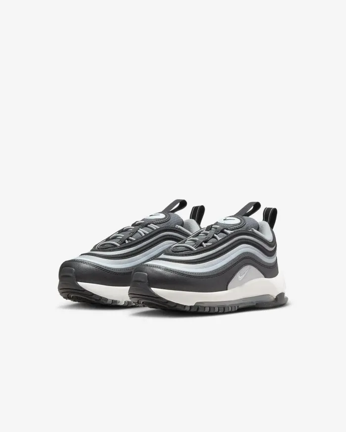 Kids Nike Younger Kids 3 8211 7 Years Air Max 97 Blackiron Greysummit Whiteblue Tint