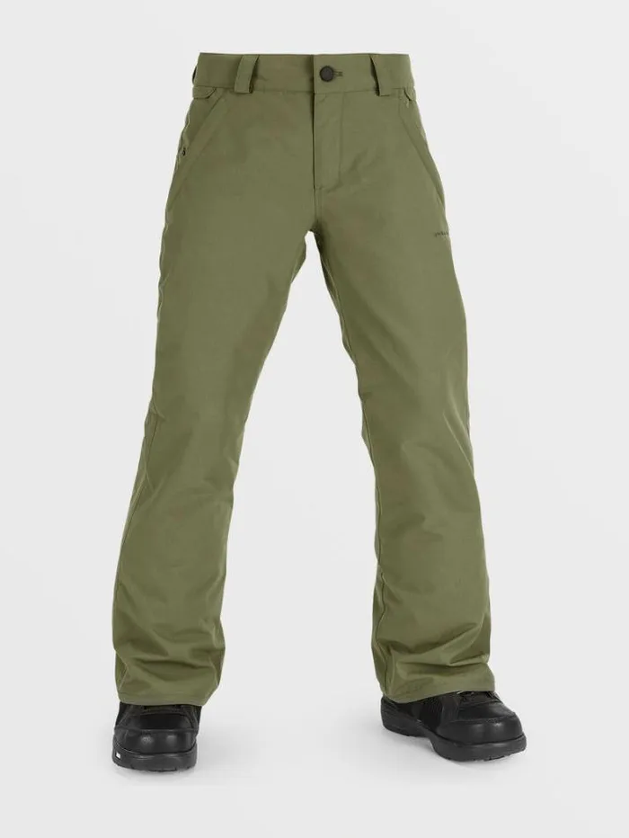 Kids Pants Volcom Freakin Chino Youth Insulated Pants 8211 Military