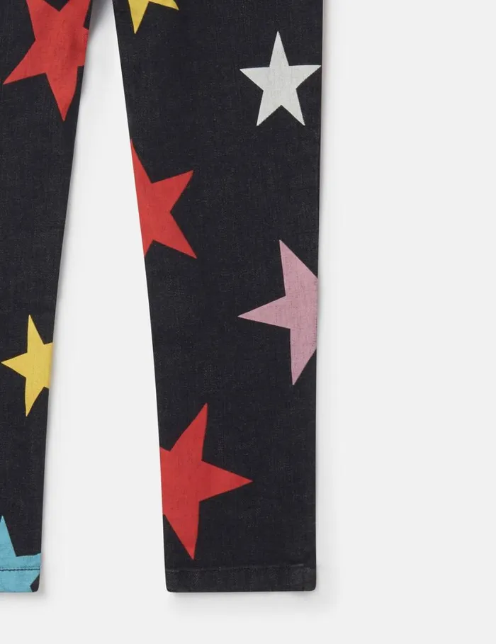 Kids Star Pattern Denim Jeans Multicolour Stella McCartney Pants and Shorts Kids Star Pattern Denim Jeans Multicolour Stella McCartney Pants and Shorts